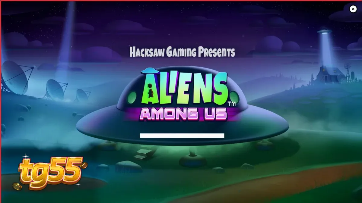 Cena de jogo do slot Aliens Among Us com agentes do FBI e alienígenas